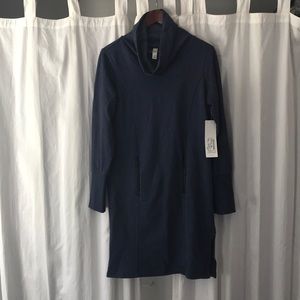 Grey-blue Lolë sweatshirt dress